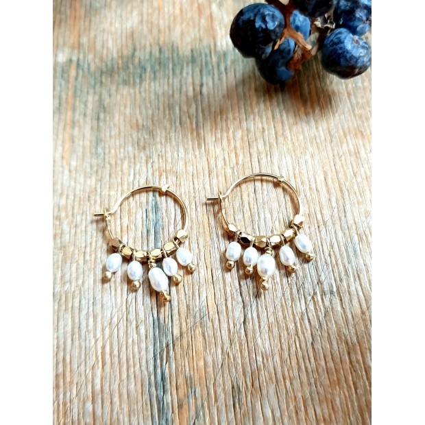 Hanka IN auskarai su perlais